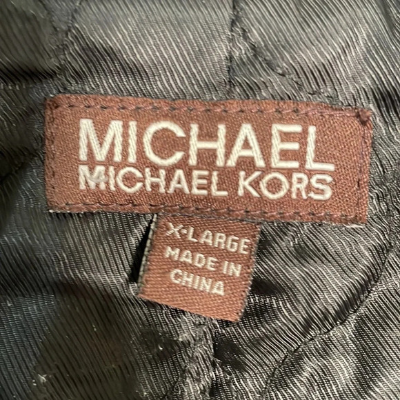𝅺Michael Kors Wool Blend Lined 4 Button Jacket Coat Black Men’s size XL - Picture 4 of 11